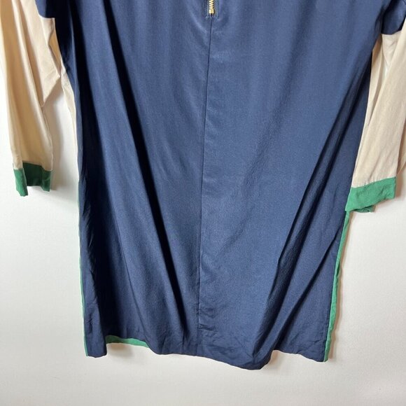 Club Monaco silk color‎ block dress women’s size 2 - Picture 10 of 12